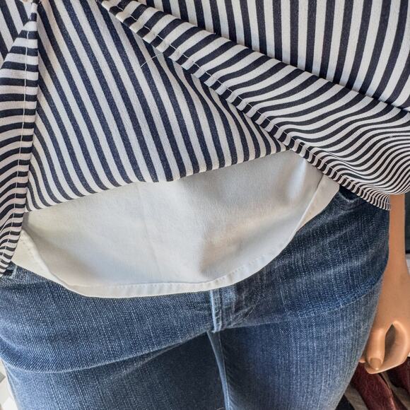 Banana Republic, Navy & White Horizontal Striped Lined Camisole, Women's Small - Picture 4 of 9